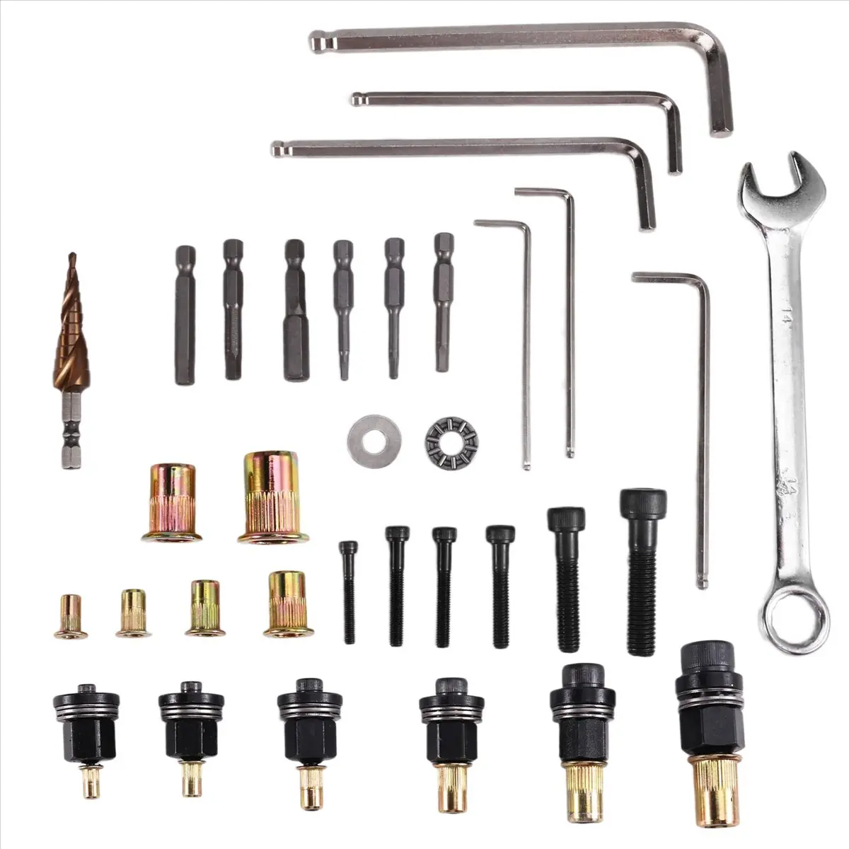 【2353 Popular】Manual Rivet Nut Tool Rivet Nut Drill Adapter Tool Pull Female Head Rivet Tool M3 M5 M6 M8 M10 Rivet Tool