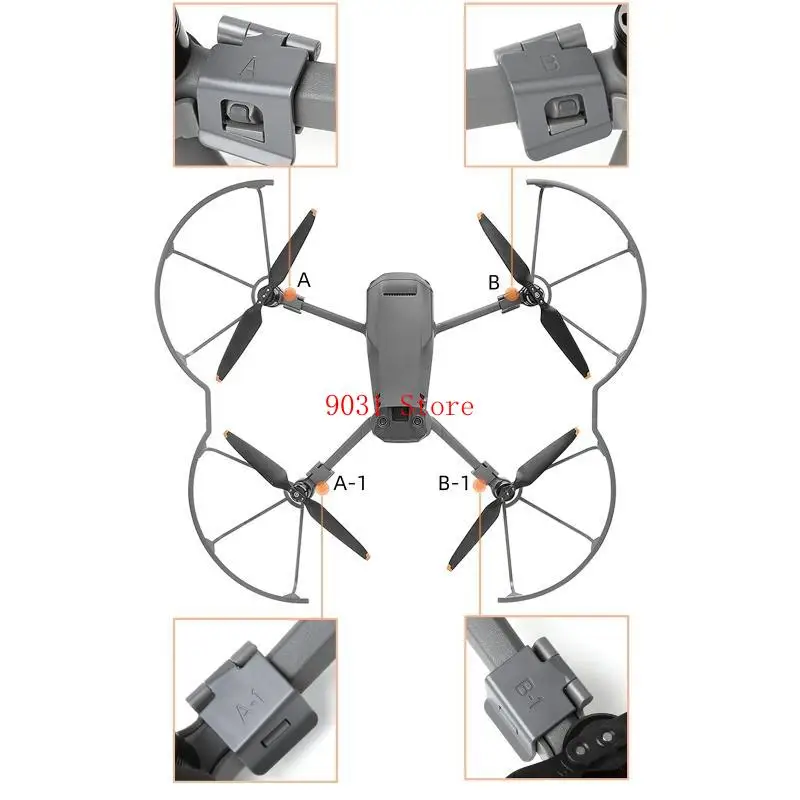

4pcs 360° Propeller Protector Anti-Collision Ring Accessory for Mavic 3