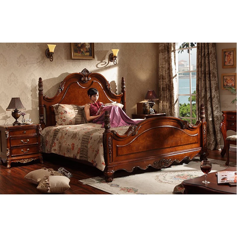 

Bedroom furniture set luxury of single bed and bed king size WA623