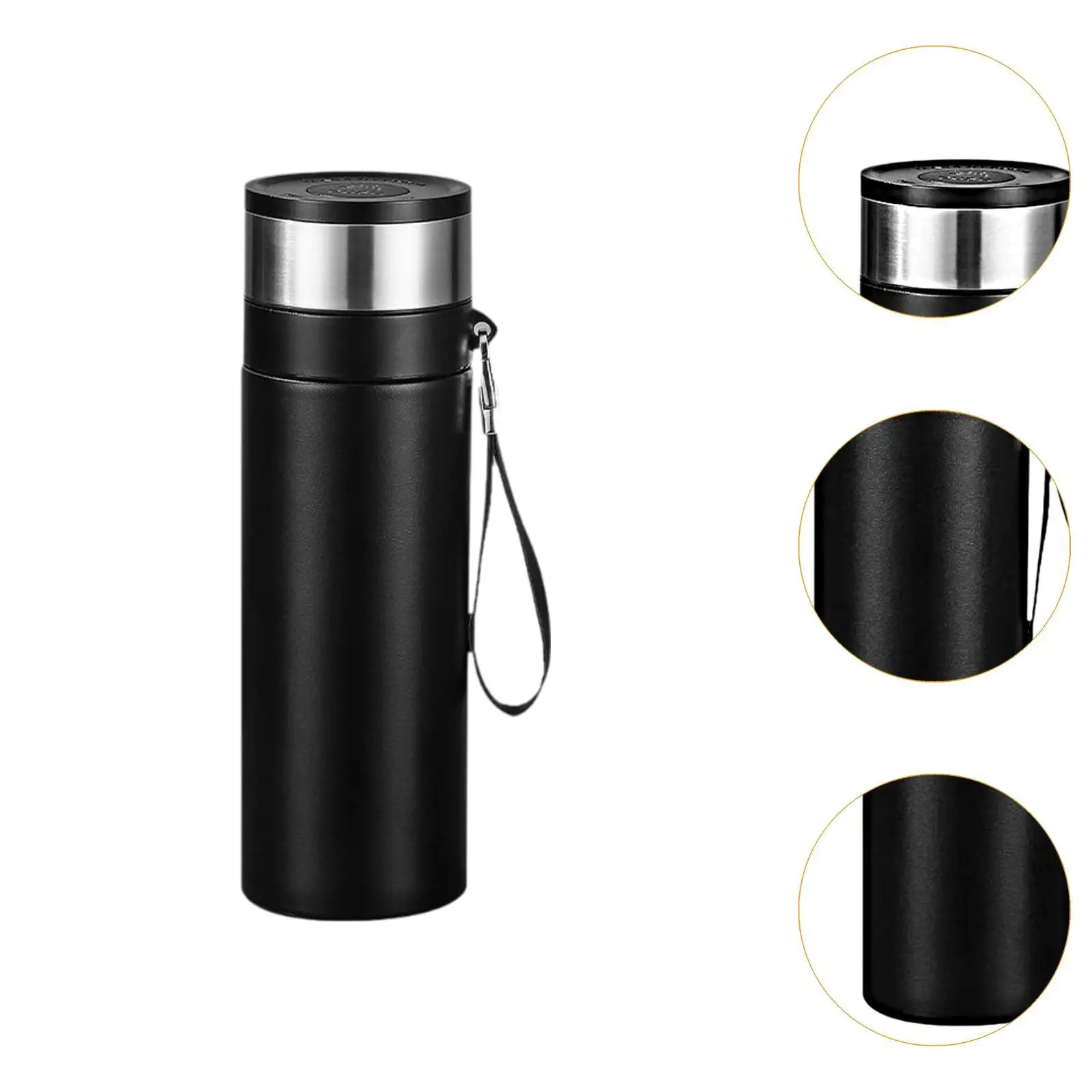 Insulated Water Bottle Drink Bottle Portable Reusable Insulated Cup Water Cup Drinking Cup for Home Commuting Outdoor Camping