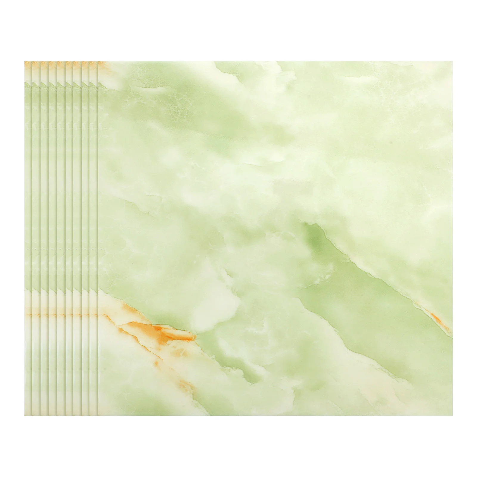 

10Pcs Marble Effect Waterproof Wall Stickers Self Adhesive 30x30cm Bathroom Kitchen Tile Decals Peel Stick Wall Panels