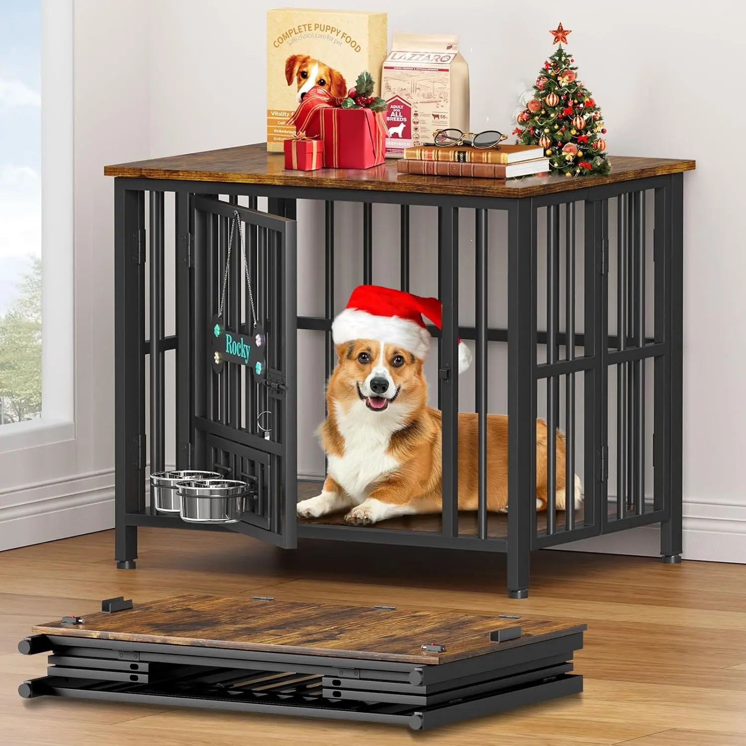 31" Foldable Dog Cr… - image