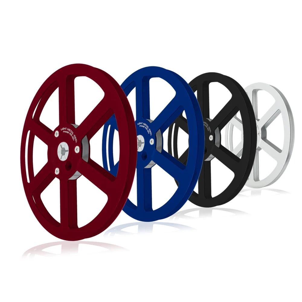 

7 Inch Reel-To-Reel Recorders Accessory 6 Hole Light Metal Aluminum Takeup Reel Empty Tape Reel Empty Aluminum Disc