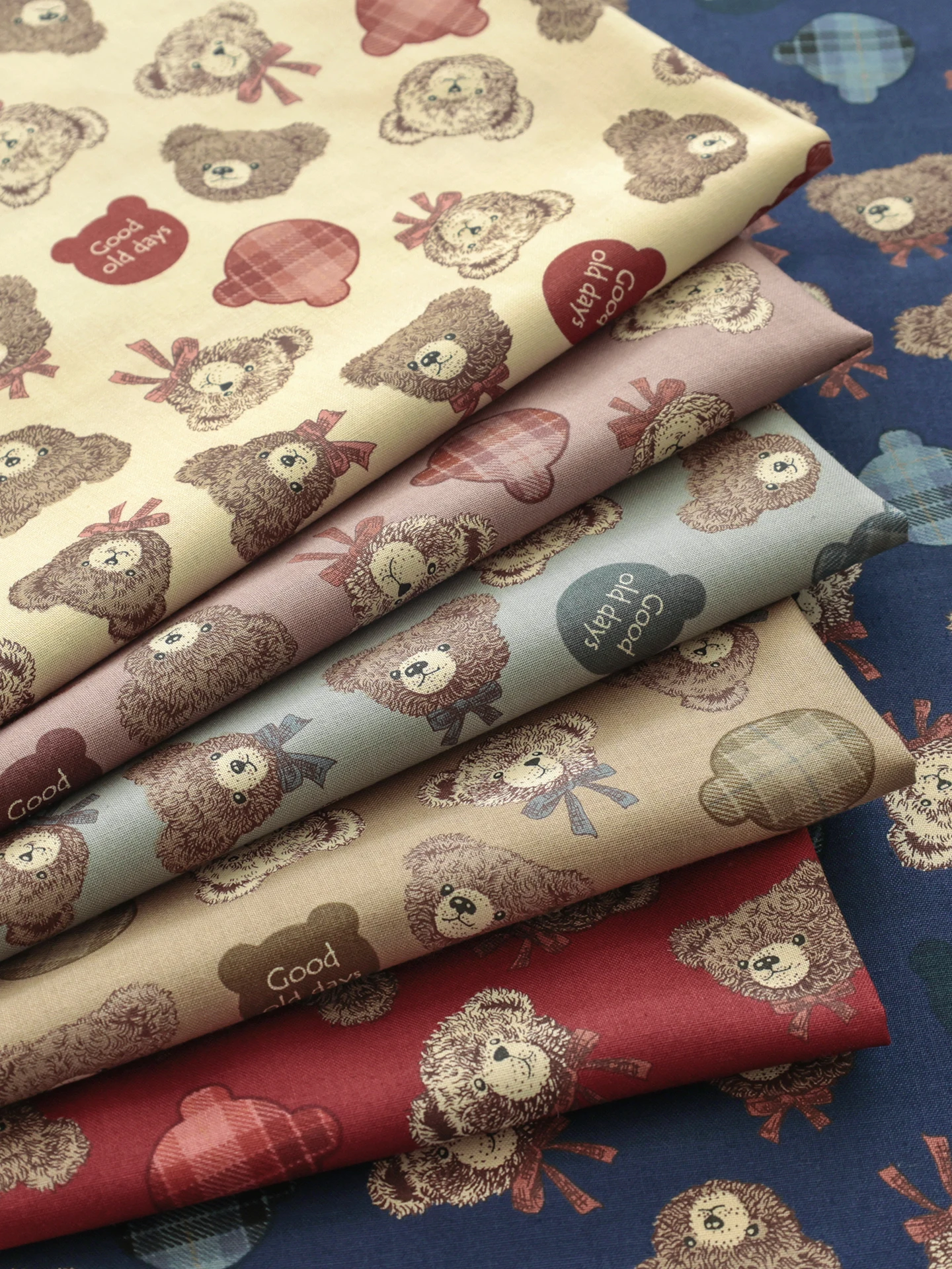 

Pure Cotton Handmade Pillow Fabric Cosmo20 DIY Crt Mochi Teddy Bear Cartoon Clothing Material Home Decor Sponge Pad