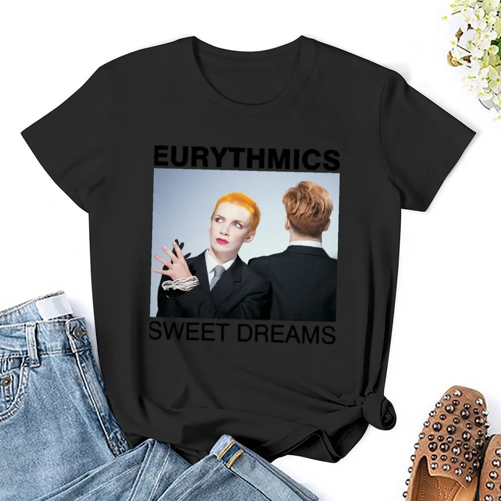 EURYTHMICS BAND T-Shirt Blouse summer tops western t shirts for Women