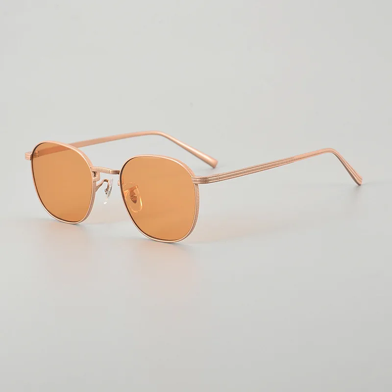

PENG Classic Pure Titanium Red Vintage Square Sunglasses for Men Women Fashion UV400 Retro Brand Designer Outdoor Eyeglasses