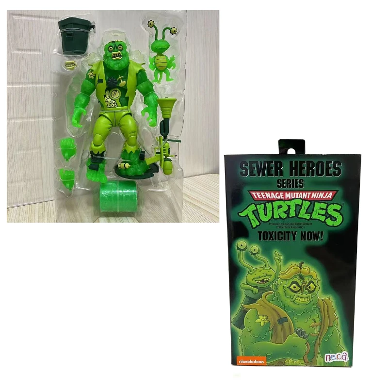 

В наличии Neca Ninja Turtles Fluorescence Version Garbage Man Аниме Фигурка Neca54256 Флуоресцентный Зеленый Аниме Фигурка Модель Игрушки