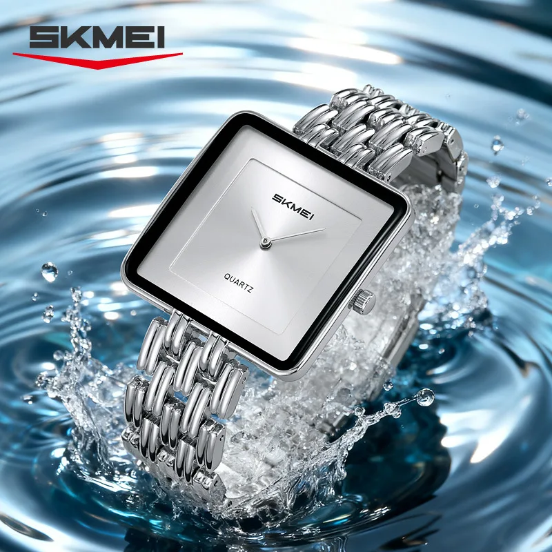 SKMEI 2562 Luxury Lady Quartz Wristwatch Simple Elegant Sweet Watches For Women Fashion Waterproof Time Female Watch Clock