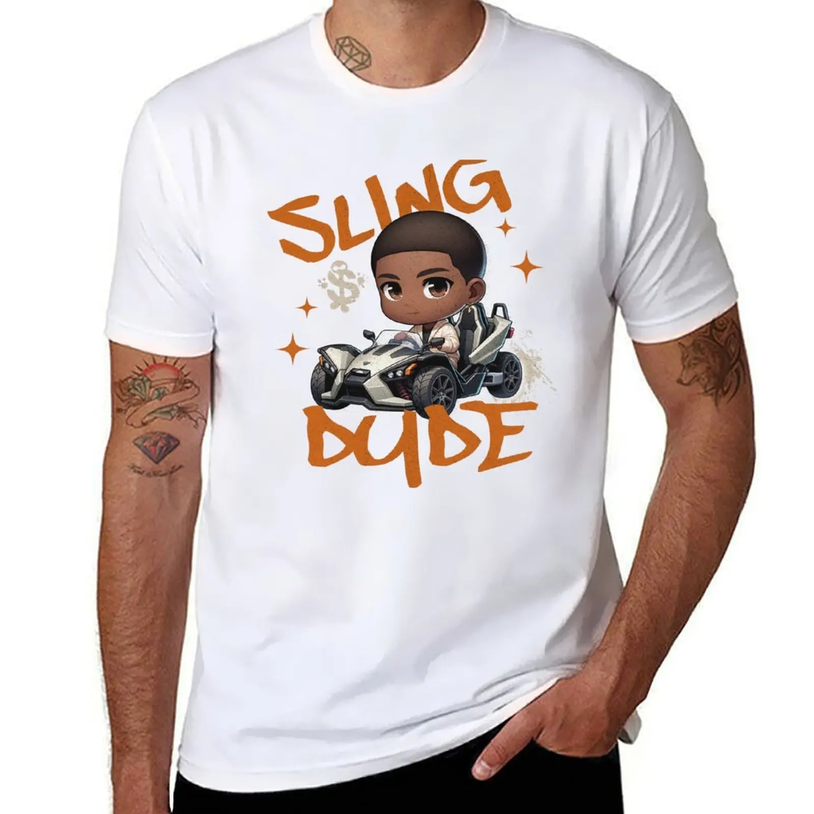 

Slingshot Dude T-Shirt, Fun Polaris Slingshot Driver T-Shirt t shirts for man cotton soft t shirts with prints T-Shirt