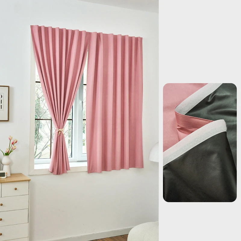 Rideaux occultants auto-adhésifs, pare-soleil, Protection de la vie privée, pour chambre à coucher, 