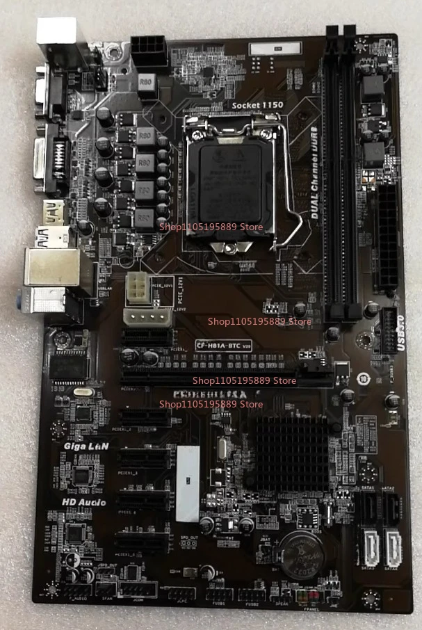 

Для Seven Rainbows, Jiewei H81A-BTC 1150 Pin DDR3 6 Card BTC Jiewei H81P