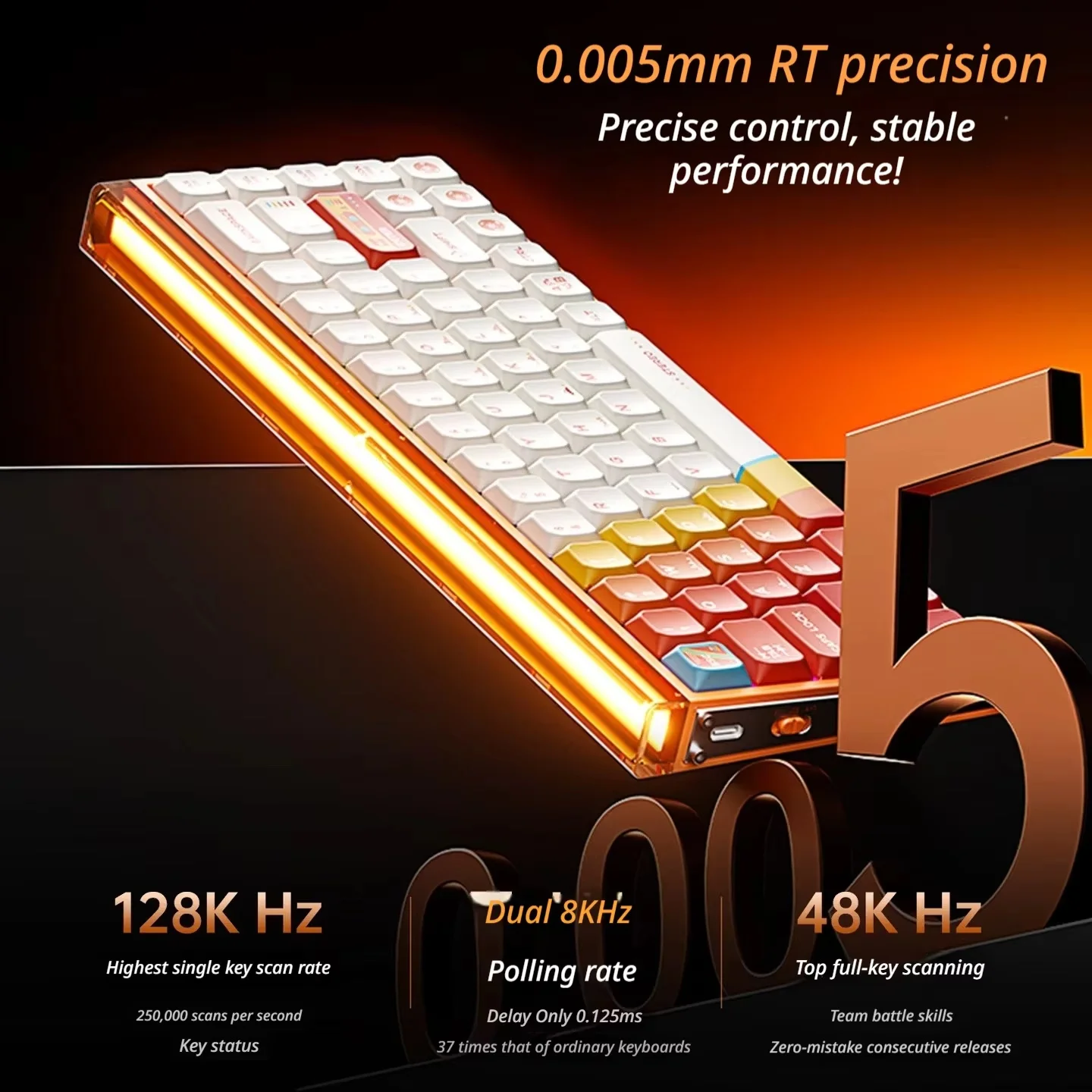 AULA HERO68 MINI AIR Low-profile Magnetic E-Sports Gaming Keyboard