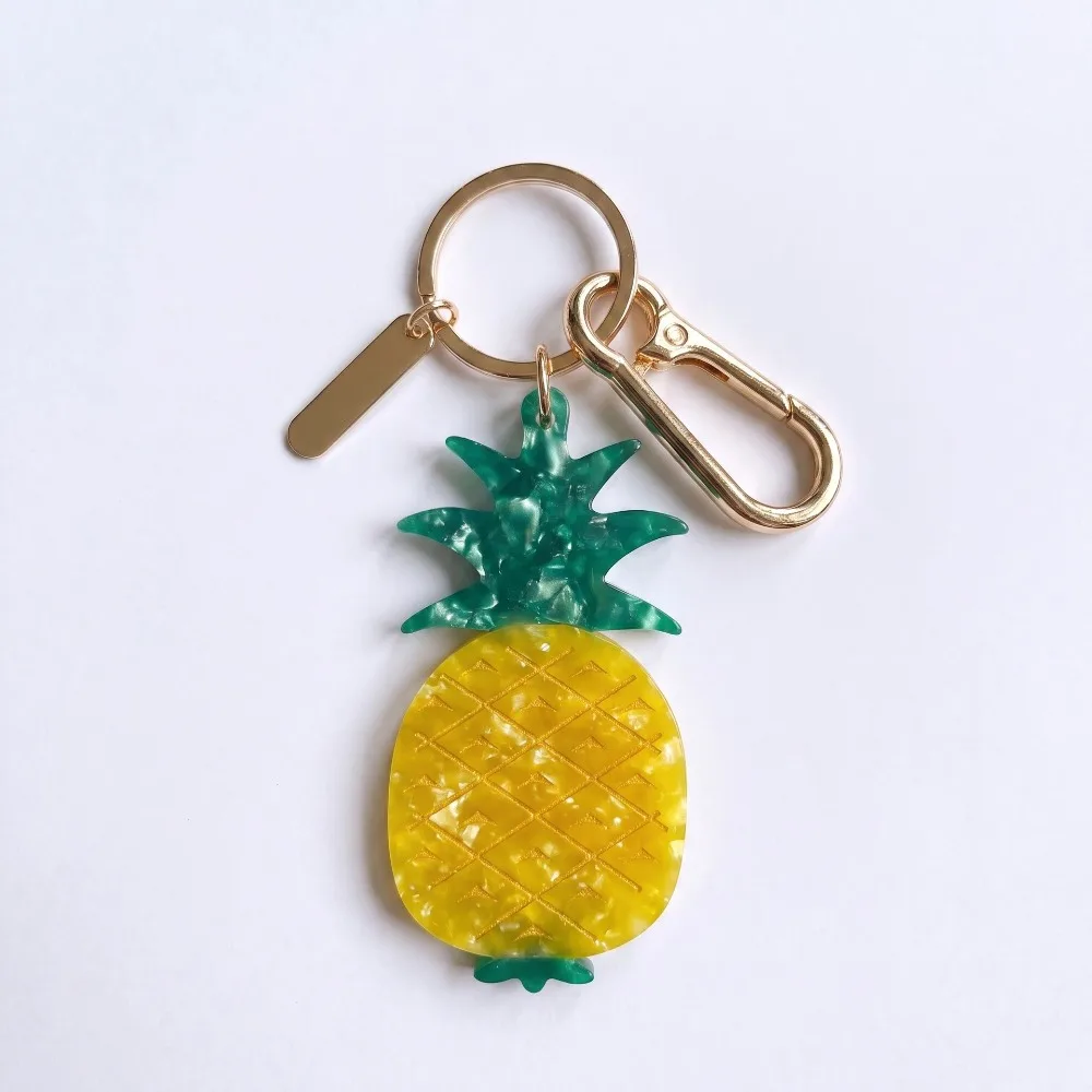 Surfboard Acrylic Keychain Ice Cream Ocean Style Vacation Style Pendant Cartoon Design Contrasting Color Bag Charm Student