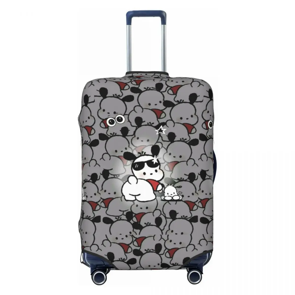 

Custom Anime Pochacco Travel Luggage Cover Washable Suitcase Cover Protector Fit 18-32 Inch