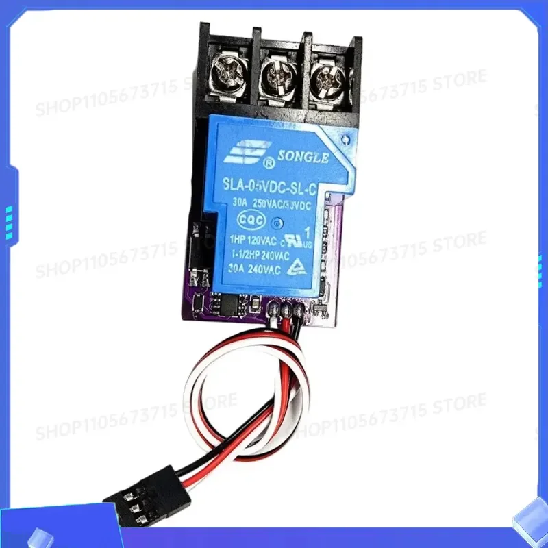 for Relay Switch Module RC PWM 30A 1 Channel Electronic Relay Switch 5V Receiver with LED Indicator for RC Model Aircraft