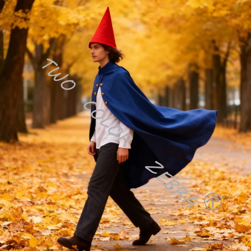 A;3\v,7'd/Over the Garden Wall Cartoon Anime Movie Wirt Cosplay Shirt Pants Cloak Costom Suit for Adult Kids Adventurew.3;v'6\b/ view 6