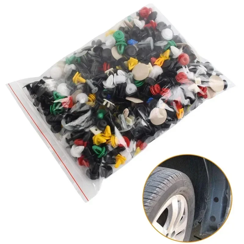 5-100PCS Universal Mixed Auto Fastener Car Bumper Clips Retainer Car Fastener Rivet Door Panel Liner for All Car