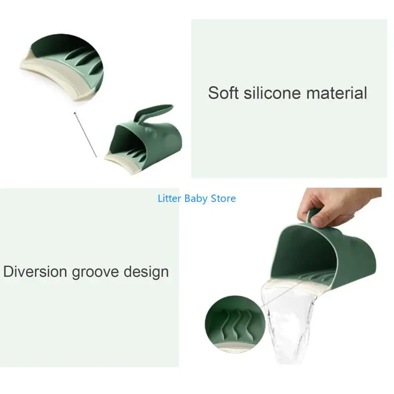 

N80C Bath Rinse Cup for Baby for Frog Baby Bath Cup Hair Shampoo Rinser for Toddlers Bath Wash Cup Shower Washing