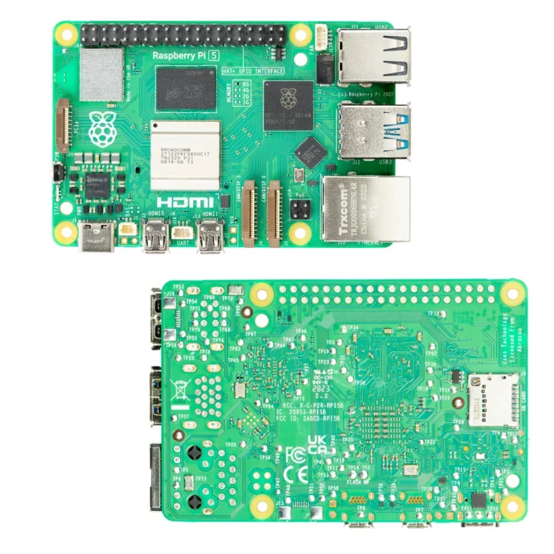 

5th generation development board Pi 5 4B 8GB main board Python programming AI computer kit