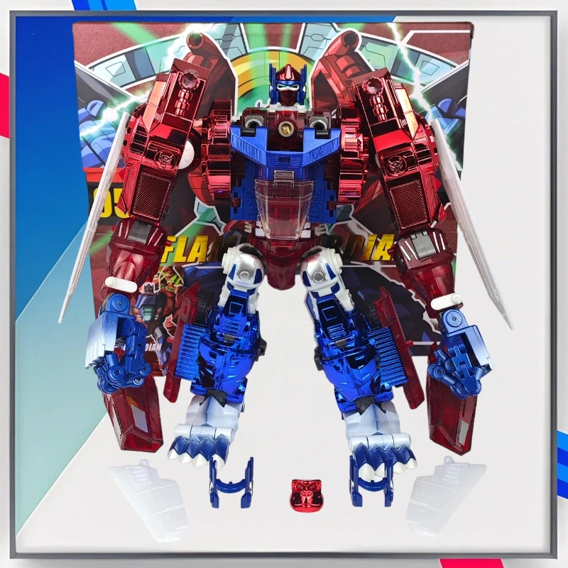 

TRANC Ta Trupation BWM-05R Flame Guardian Red Version Beast Wars Prime Four Changers Action Figure Toys Collect Gifts