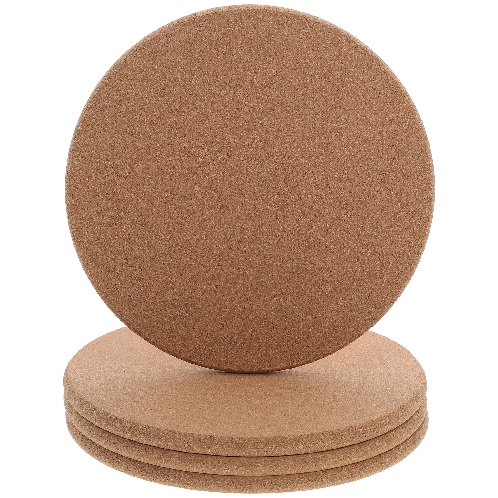 

4pcs 19CM Cork Pot Holders Heatproof Kitchen Table Trivets Cork Trivets For Plate Non-slip Insulated Placemats