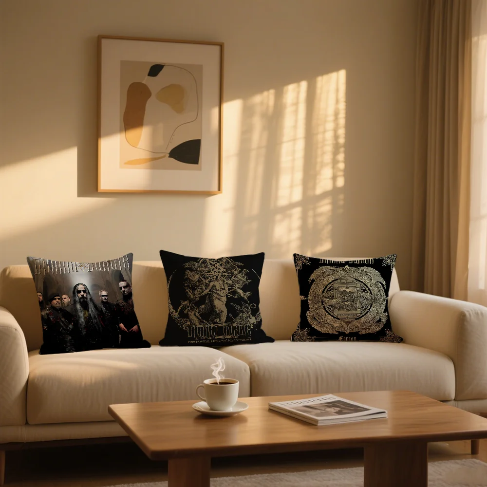 cushion Rising Borgir Grand cover Serpent D-Dimmu Metal Fashionable Black Style Comfortable sofa Bedroom Personalized Decoration