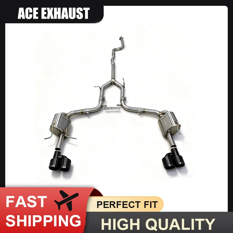 

ACE for Mercedes Benz C63 AMG W204 C180 C200 C250 2008-2014 Catback with Valve Muffler & Front Pipe SUS304 Exhaust Systems