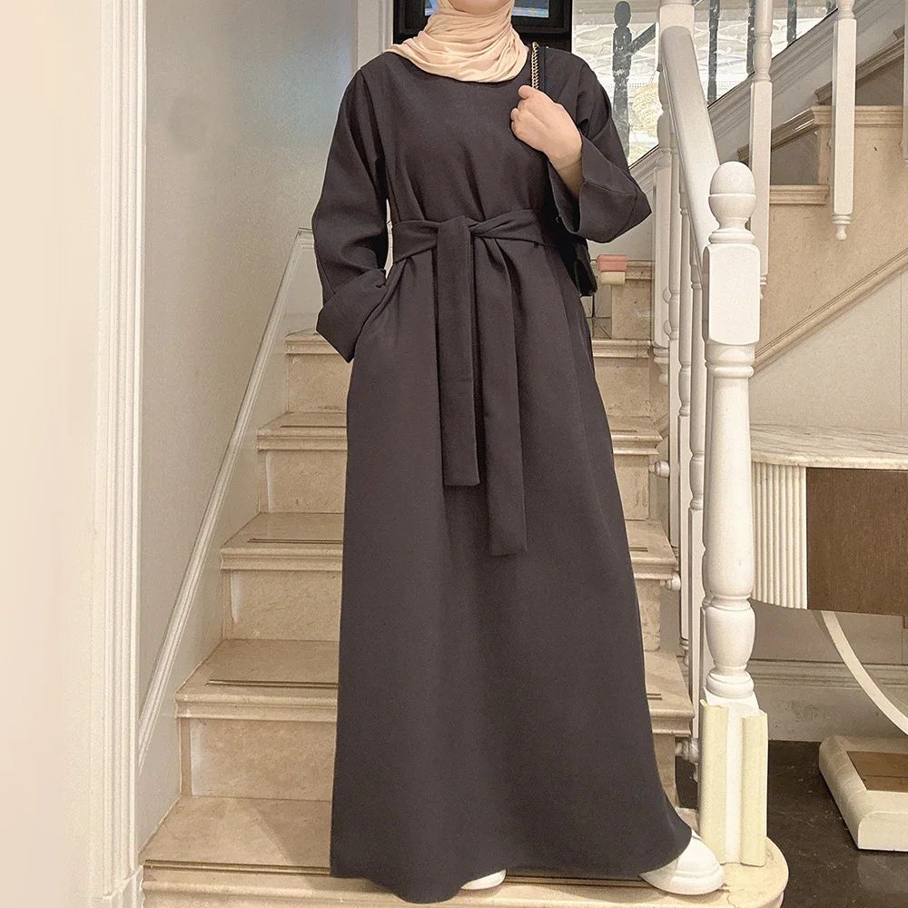 Winter Abaya Dubai Turkey Muslim Hijab Dress Abayas for Women Autumn Islamic Clothing Long Dresses Kaftan Robe Femme Musulmane