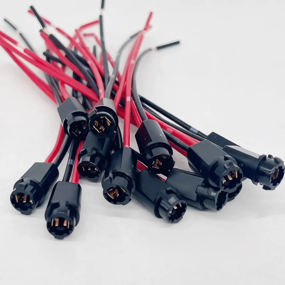 Automotive Lighting Bulb Socket Wire Harness Connector For H1 H3 H4 H7 H8 H9 H11 9005 9006 LED Fog Driving Lamp Holders