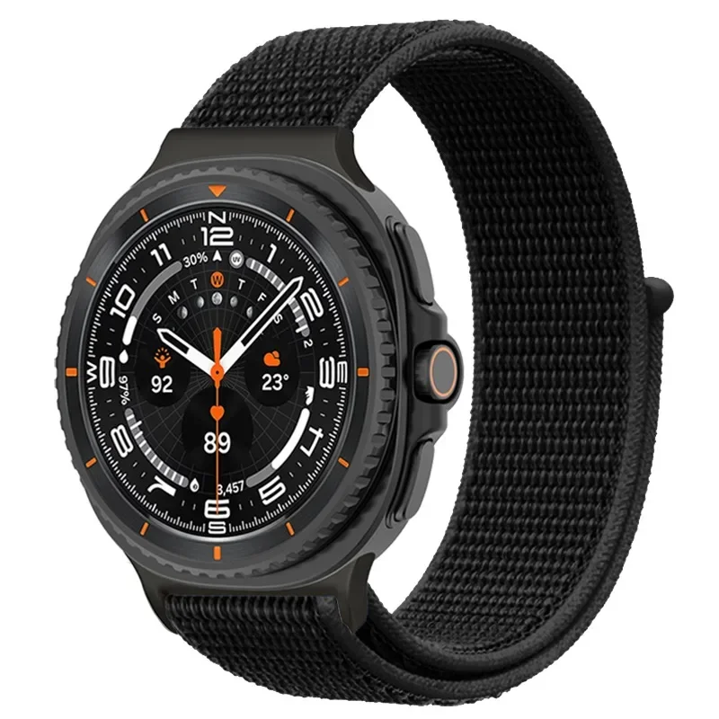 New Nylon Woven Band For Samsung Galaxy Watch9 8 40mm 44mm Velcro Sport Watch Strap for Samsung Galaxy Watch 8Classic 46mm Strap image 6