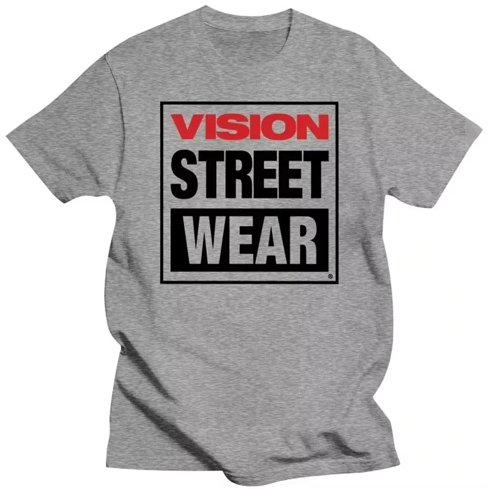 Women Vision Street Wear T-Shirt Vision Street Wear Vintage Summer Top Fitted for Summer Sleeved Harajuku Streetwear Tops Tees