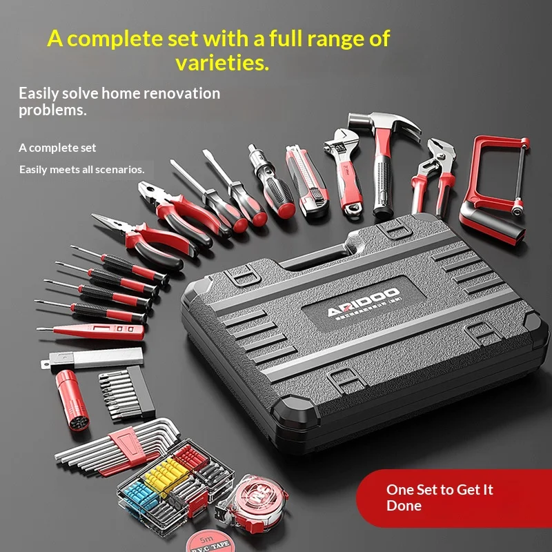 Hand Tool Combination Set Screwdriver Wrench Pliers Hexagonal Wrench Household Hardware Multi-Functional Electrician RepairTools