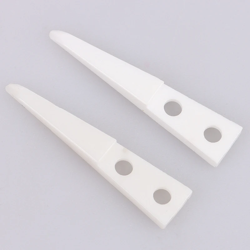 2pcs Insulated Straight Curved Tip Anti-static Ceramic Tweezers Electronic Industrial Ceramic Tweezers For Industry