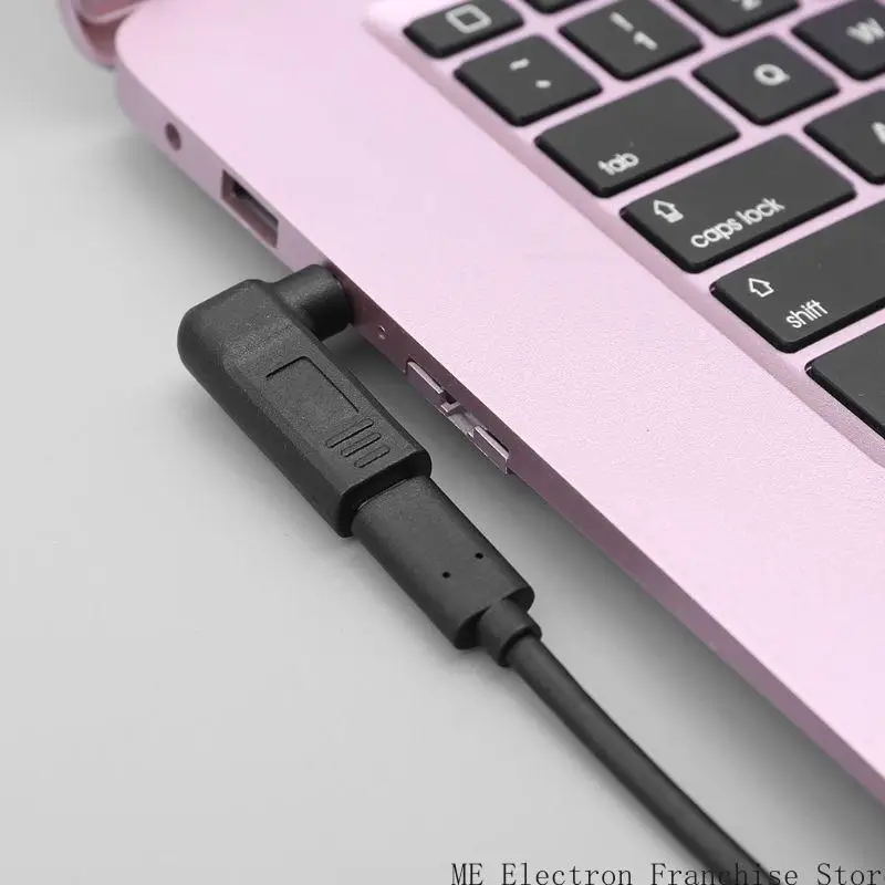 T5EA 90度のタイプCメスから4.0x1.35mmオスプラグコネクタラップトップ電源プラグコンバーターZenBook UX21A UX31A UX32A