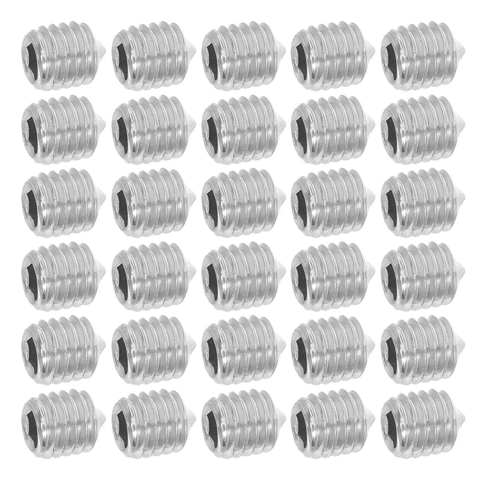 

120Pcs Bathroom Towel Rack Mounting Screws Stainless Steel M5x6 Hex Socket Secure Fixing Hardware for Wall Mounted Brackets