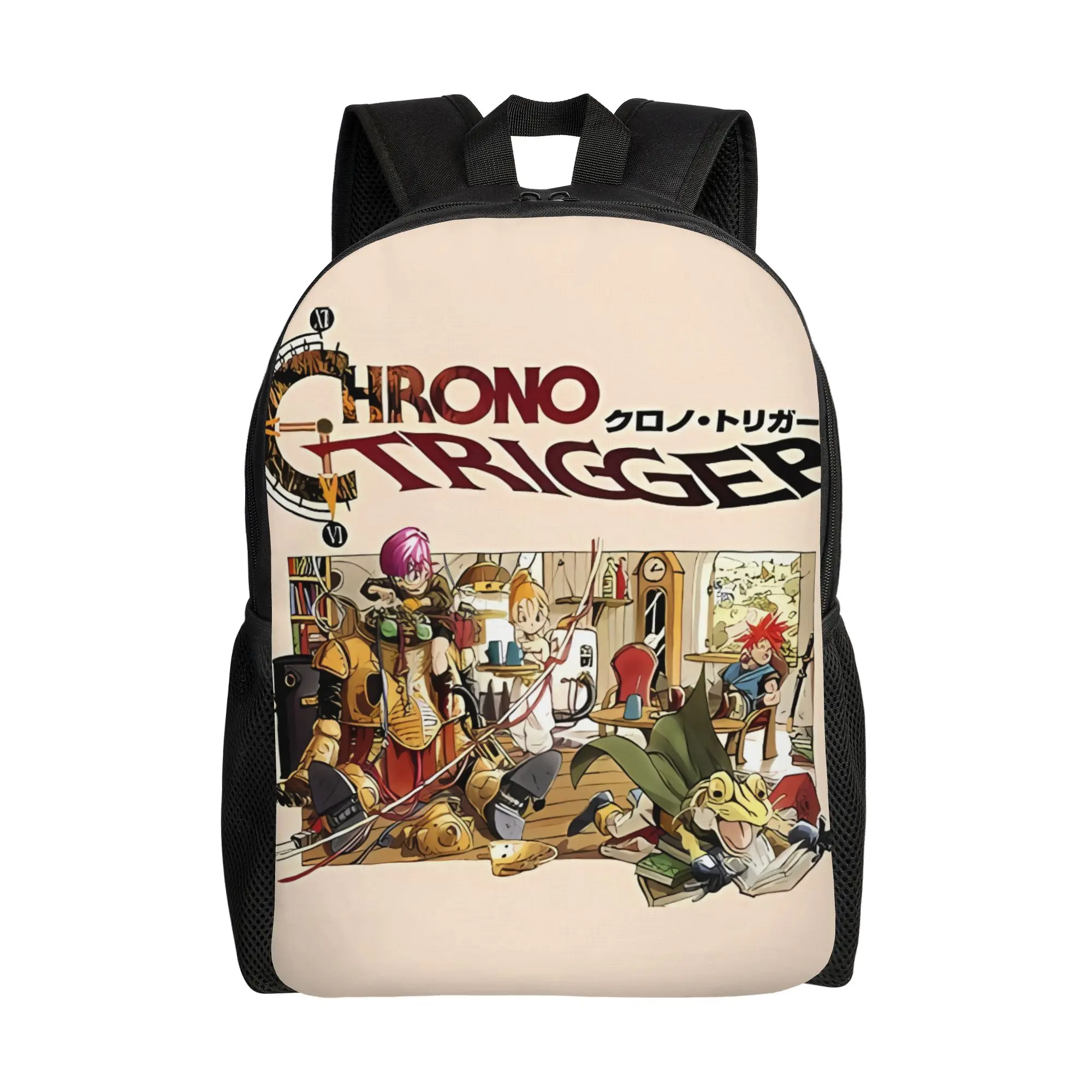 

Рюкзак в стиле аниме RPG C-Chrono Trigger, модная аниме-мочила, вместительная сумка для ноутбука, к началу учебного года