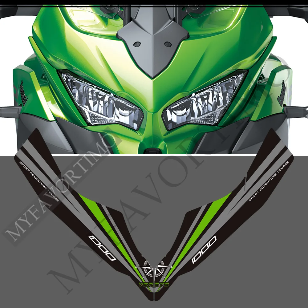 For Kawasaki VERSYS 1000 SE LT Motorcycle Stickers Decals Gas Fuel Oil Kit Knee Protector Tank Pad Windshield Windscreen Screen