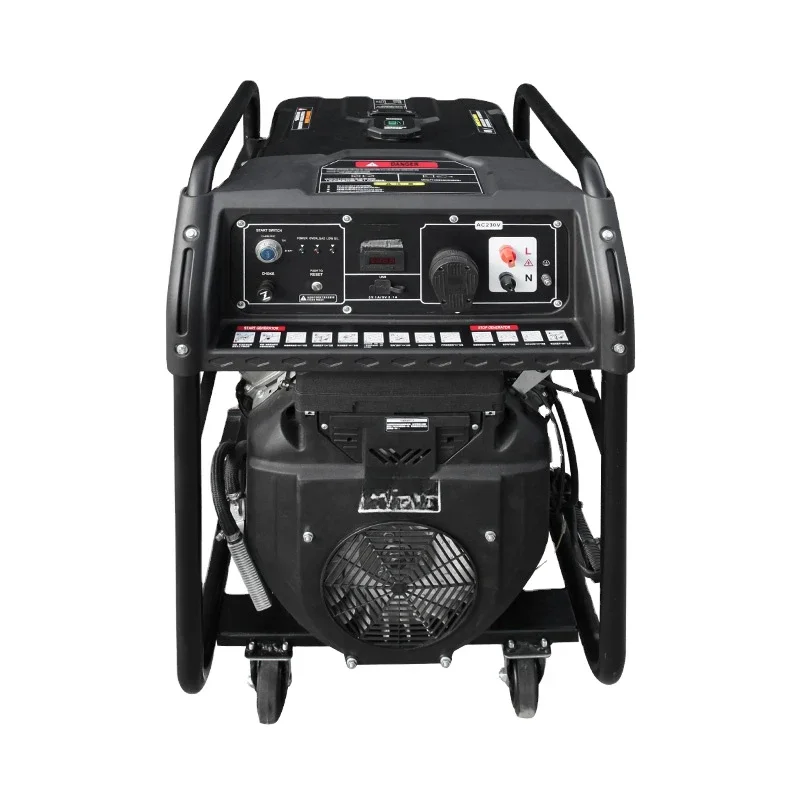 110V 220V 3.5KW 4KW 6KW 6.5KW 7KW 7.5KW 11KW 12KW Electric Start Open Frame AVR Portable Gasoline Inverter Generator