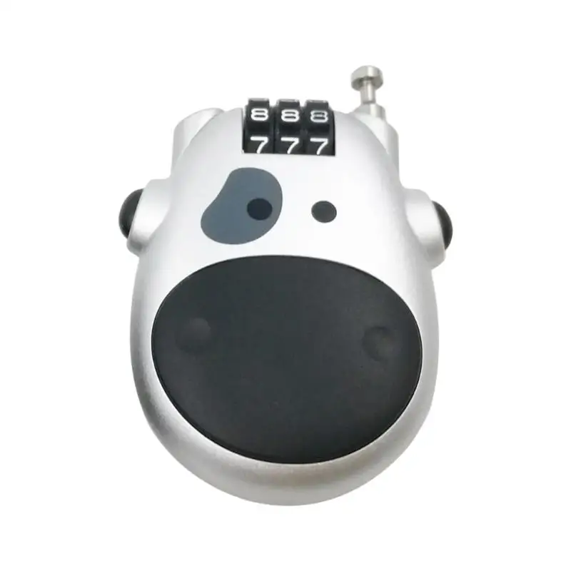 652F Regulable 4 Figure Telescopicing Cable Lock Outdoor Passwords Rings Lock Fixed