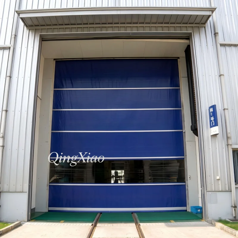 Factory Direct 2026 Durable Framed PVC Rolling Door Heavy Windproof Industrial High Speed Electric Door Suitable For Workshop An