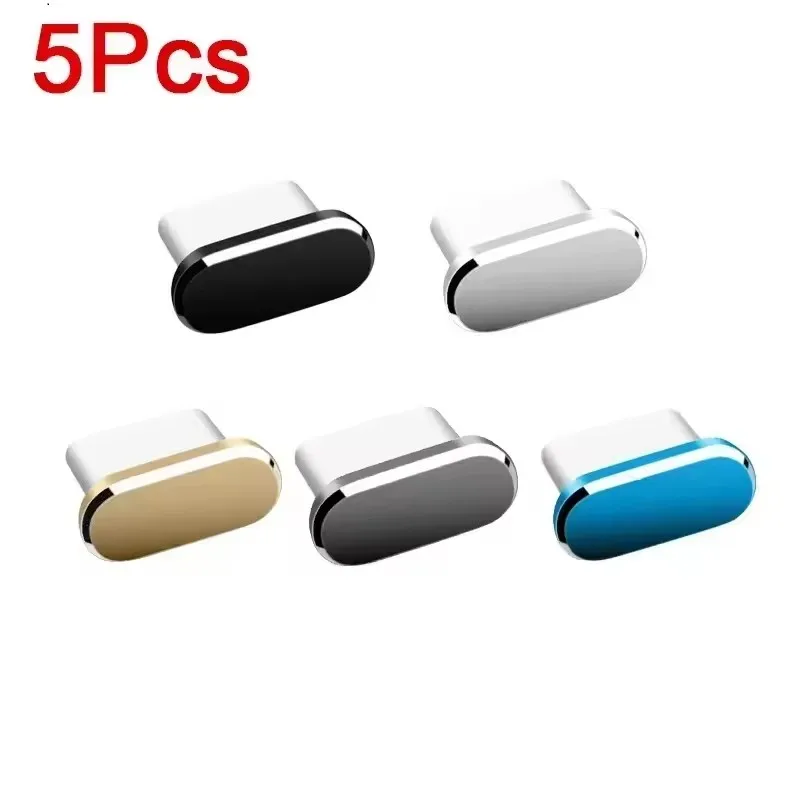 9/1Pcs Typ C Anti Staub Stecker Metall USB C Port Caps Protektoren für Iphone Samsung Xiaomi Huawei Lade port Staub Abdeckung Kappen