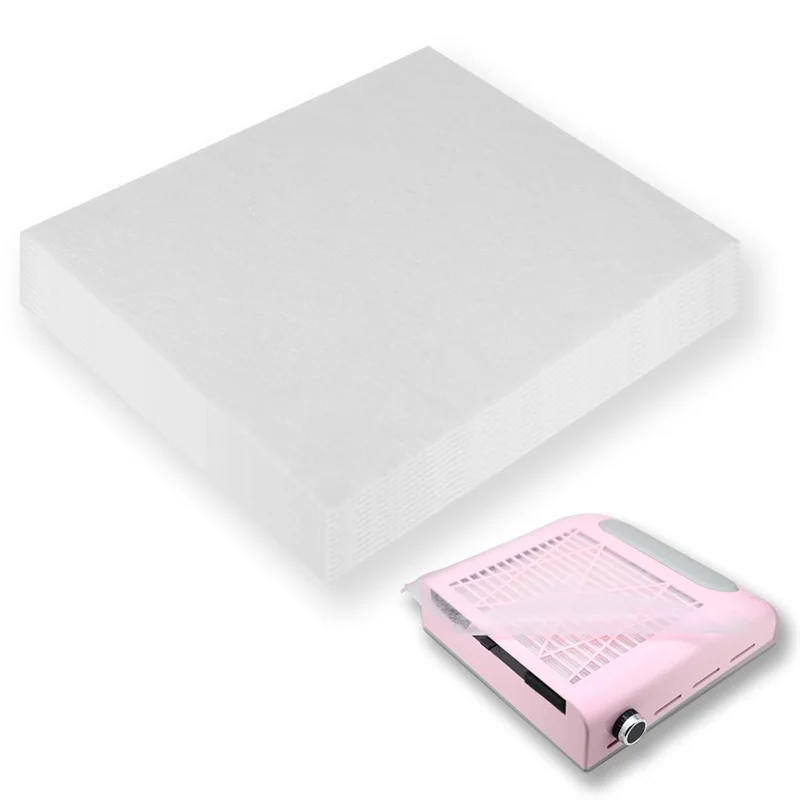 A44T 300 Sheets Nail Dust Collector Filter Paper: Disposable Dust Vacuum Filter For Most Nail Dust Fan Extractor Machine