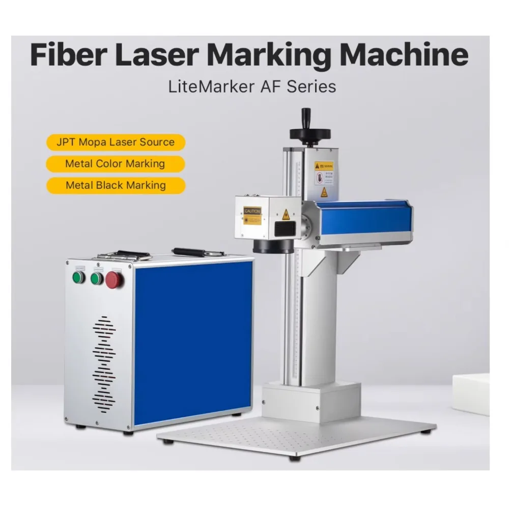 Split Fiber Laser Marking Machine 50W 100W for Metal Industrial Marking