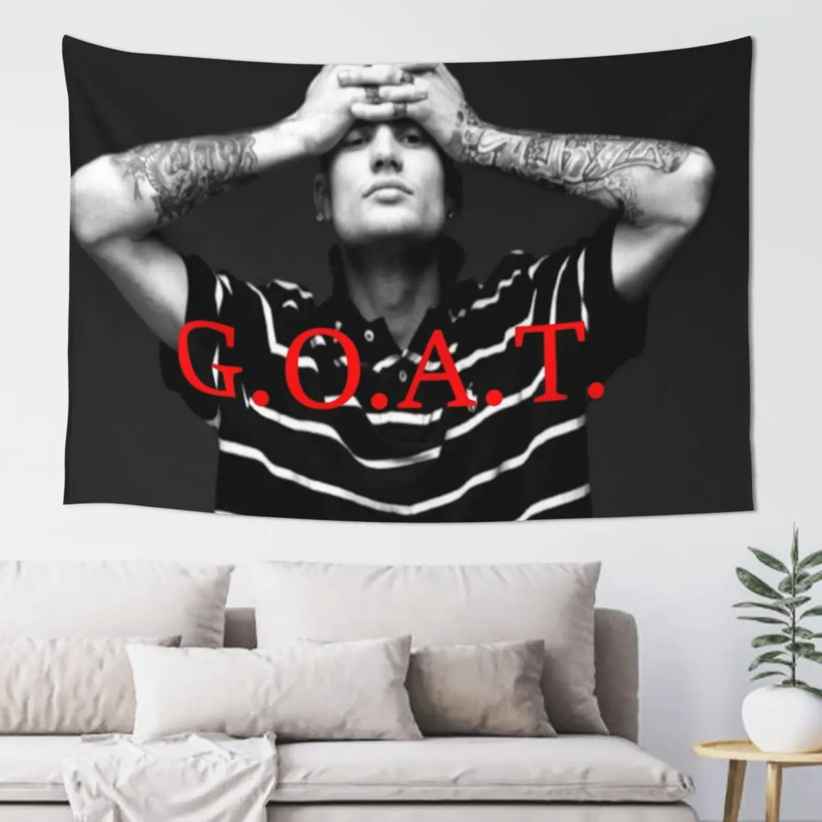 Kerser Rapper Goat Eshay Tapestry Things To The Room Decorative Wall Room Ornaments Home Decorators Tapestry
