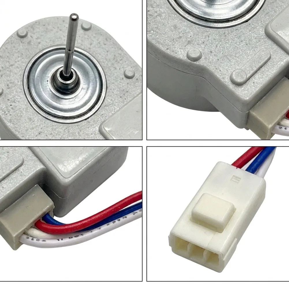 For Refrigerator Fan Motor W11243741 Metal Construction With Cable Assembly For Appliance Airflow Optimization Easy Installation