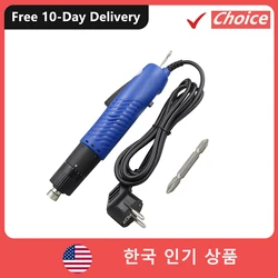 AC 220V Electric Screwdriver Handheld Corded Electric Screw Driver Adjustable Torque 1/4-in Screw Bit Diameter Repair Tool