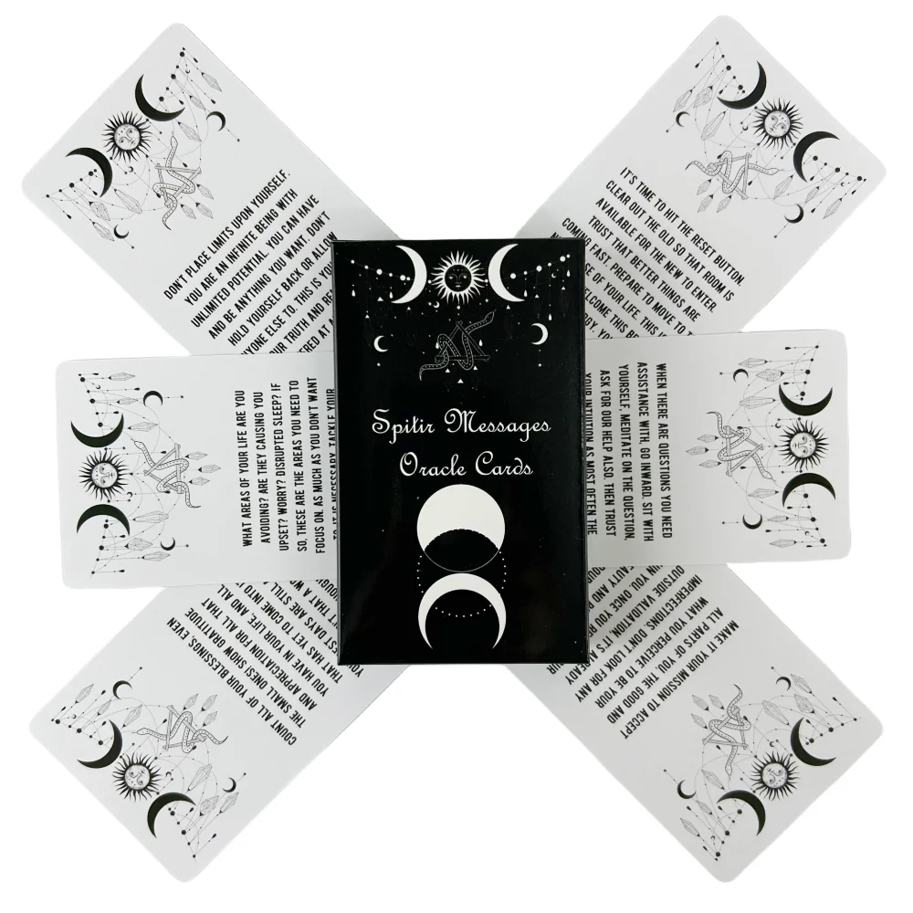 

Spirit Messages Oracle Cards Game Fortune Telling Tarot Cards Fate Divination Tarot Deck Family Party Board Game