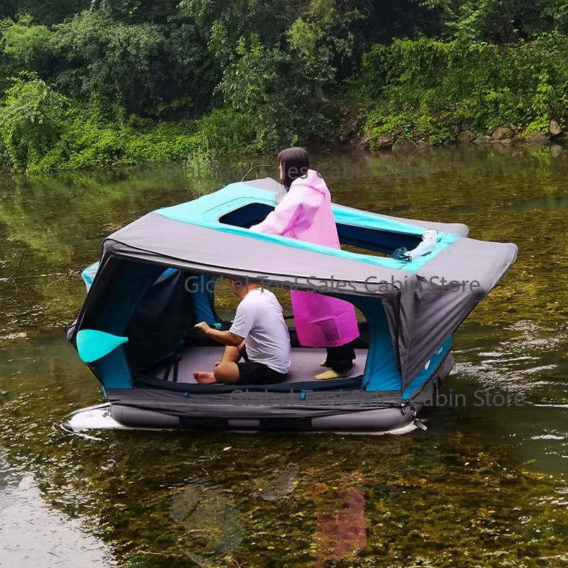 La mejor tienda de campaña ultraligera y ligera para 1 hombre, 2 y 3 personas, inflable, Pop, inflable, para acampar en familia, mochilero, impermeable