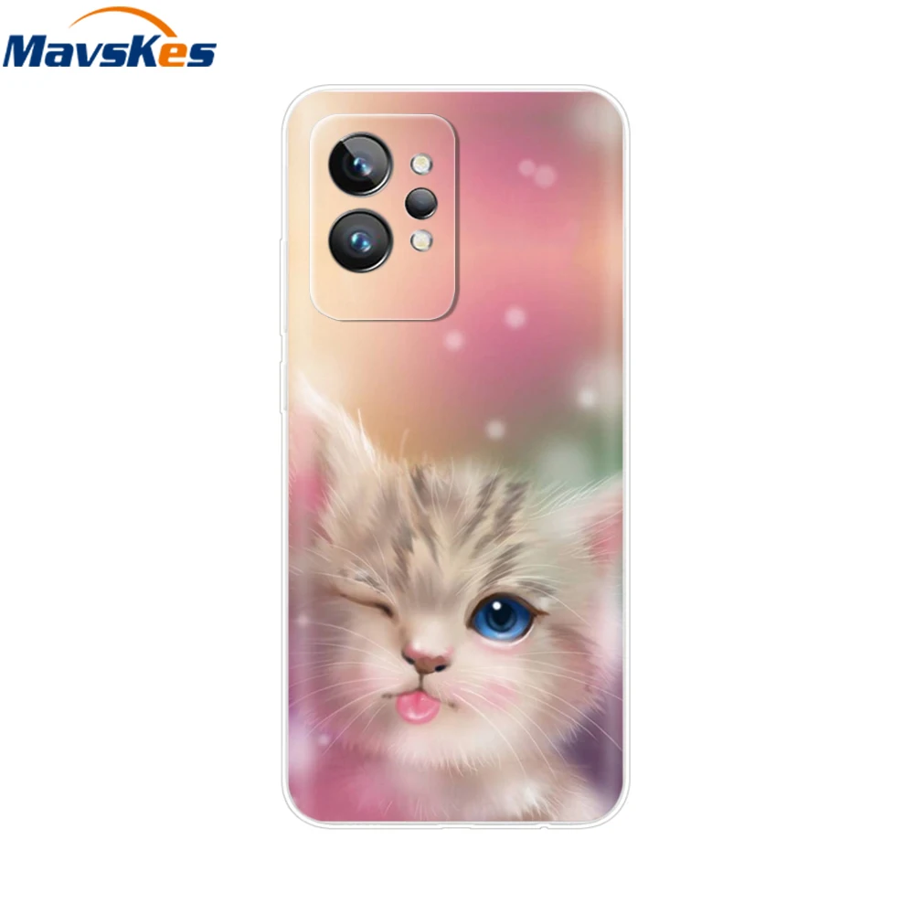 حافظة لهاتف Realme GT2 Pro 5G حافظة RealmeGT 2 Pro من السيليكون بولي يوريثان غطاء لين لهاتف Oppo Realme GT2 GT 2 Pro حافظة مضادة للصدمات Funda