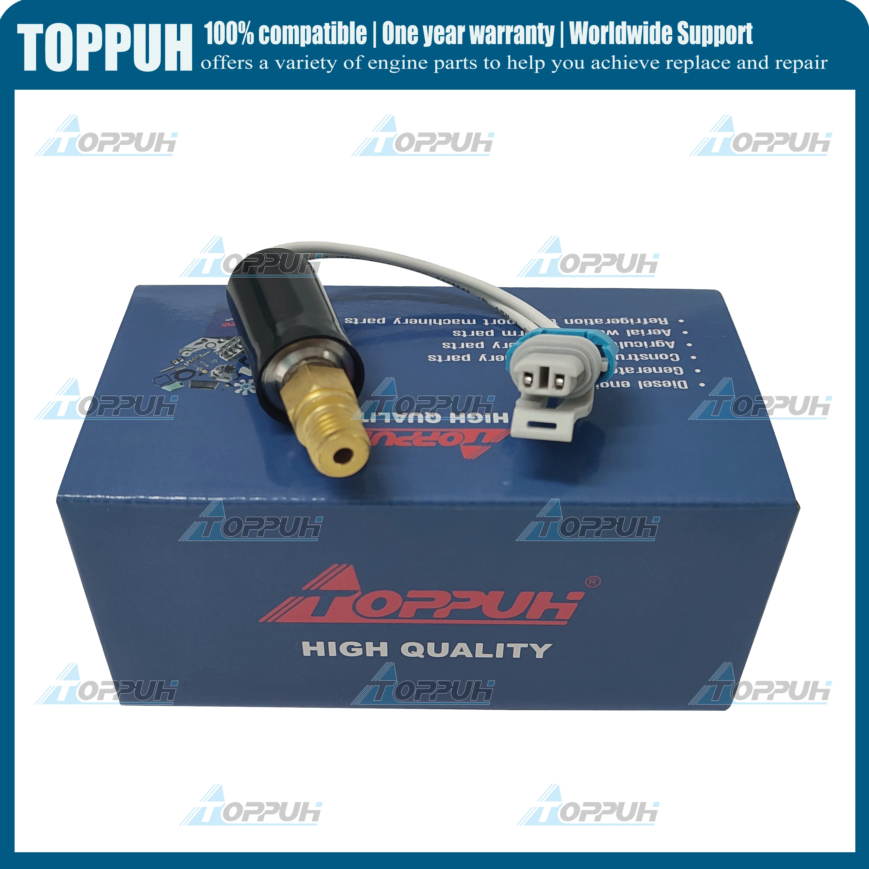 TOPPUH IN STOCK FAST SHIPPING Transmission Oil Pressure Sensor RE212870 for John Deere 7330, 7420, 7430+